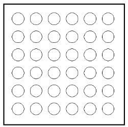 Option A for In India, as per the Rights of Persons with Disabilities Act, 2016, which of the following plans represent(s) tactile tile(s) for assisting mobility of visually impaired persons?